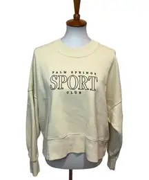 Abercrombie & Fitch Soft A&F Collection Palm Springs Sport Club Sweatshirt Large