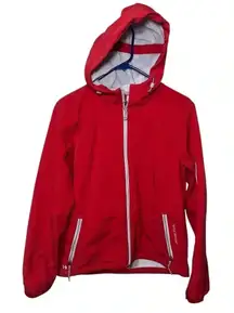 Black‎ Diamond Fleece Lined Hooded Jacket Red Small Winter Skiing Snowboard Warm