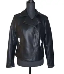 UO BDG Faux Leather Asymmetrical Moto Jacket 
