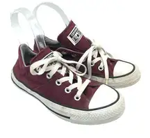 Converse Low Top Sneakers Canvas Madison OX Burgundy Womens 6