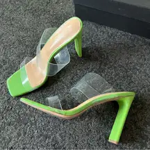 fresco clear strap sandals