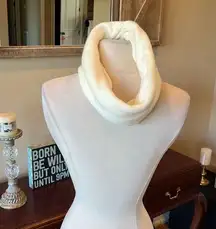 Off White Cream Infinity Scarf