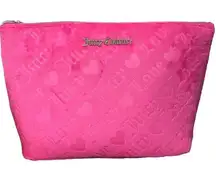 NWT JUICY COUTURE PINK COSMETIC BAG