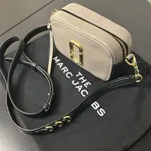 Marc Jacobs Soft Shot Snap Shot Leather Crossbody Bag