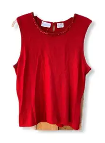 Jaclyn Smith Sleeveless Sweater nwot‎