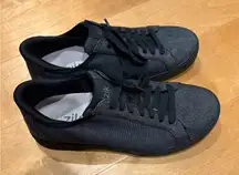 Kizik Irvine sleep on canvas shoes dark gray unisex men 7.5 women 9