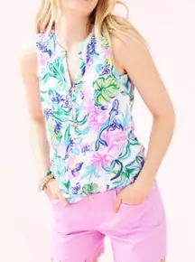 NWOT Lilly Pulitzer Essie top mermaid in the shade small