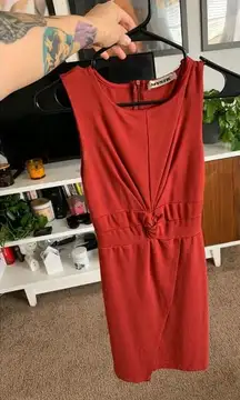 Mystic Women Red Cocktail‎ Dress Small