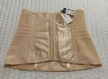 Rago 2X 34 Boned Shapette Satin Panel Waist Cincher Trainer 821 NWT Beige