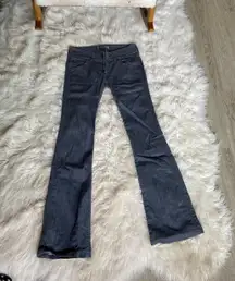 Low Rise Flare Jeans