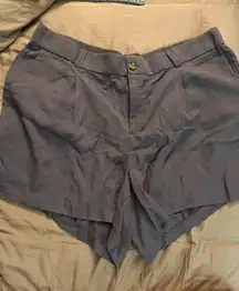 TORRID Slate Blue Linen 5 Inch Shorts Size 22