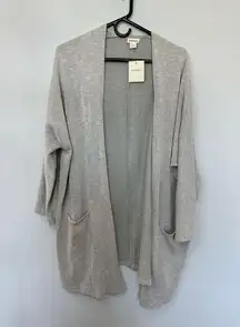 Donna X Anthropologie Beige Long Cardigan‎ NWT One Size