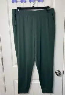 NWOT Eddie Bauer women’s‎ dark green lounge comfy soft pull on jogger sweatpants