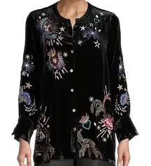 Johnny Was Eden Velvet Voyager tunic NWT