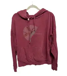 O'Neill Surf Women's Hoodie Red Skater Surfer Size Large Comfort
