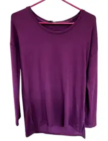 Banana Republic Rich Maroon Long Sleeve Tee