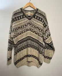 Vintage Oversize Boyfriend Wool Sweater 
