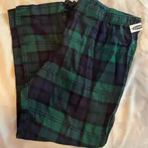 Navy Tartan Plaid Pj Pants