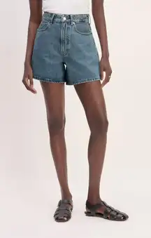 A Line Denim Short