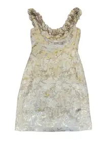 Bold Floral Print Shift Dress