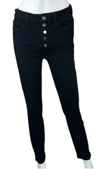 PAIGE Black Hoxton Ankle Jeans Size 27