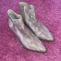 Coconuts by Matisse Snakeskin Booties