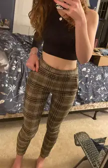 ZARA Plaid Pants