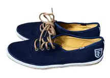 Keds Taylor Swift Navy Slip On Wool Canvas Sneakers Size 7.5 Limited Release