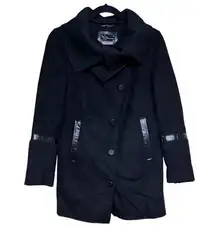 Mackage Wool Blend Coat Black Women’s Size PP