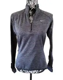 Nike  Quarter Zip Element Sphere Pullover Long Sleeve T Shirt Lightweight Sporty