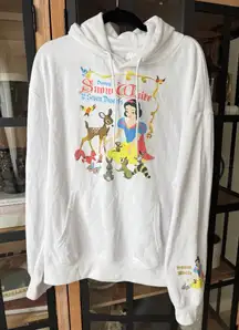 Disney Snow White hoodie embroidered watercolor sweatshirt parks princess