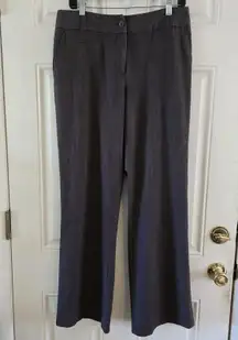 Rafaella Womens Gray Curvy Fit Slacks Trousers Size 10 Pockets Dress Pants Y2K