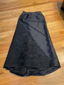 Vintage Embellish Lace Bead ALine Mermaid High Low Rave Goth Formal Evening Prom Whimsygoth Mermaid 