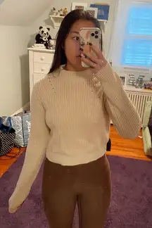 Kendall & Kylie Beige Sweater