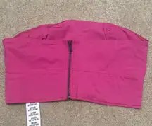 Pink Cut Out Tube Top