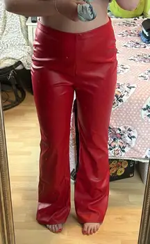 Faux Leather Pants