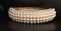 New Badgley Mischka Rose Gold, Pearls & Crystals