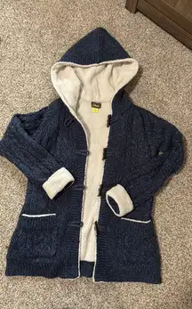 Sherpa/sweater jacket