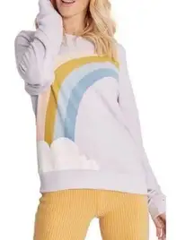 NWOT WildFox Cloud Baggy Beach Crewneck Sweater size L