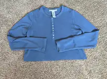 Quarter-Button Sweater