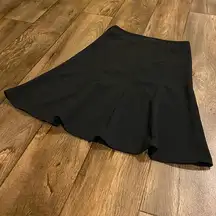 Pleated Pencil Flare Skirt