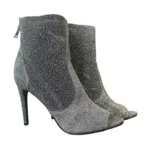 G by Guess Bex open toe ankle fashion boot with a stiletto heel size 8.5 NEW