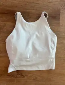 Align White High Lululemon Neck Tank Top