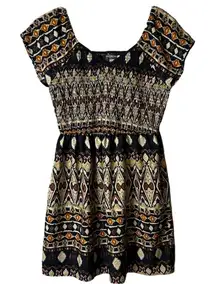 Earthbound Trading Company polyester mini dress size large made‎ in India
