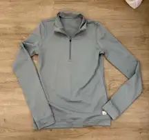 Vuori Grey Half Zip Jacket