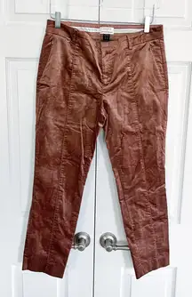 Anthropologie The Essential Velvet Slim Trousers