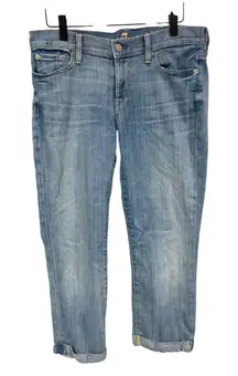7 For‎ All Mankind Light Blue Denim Jeans