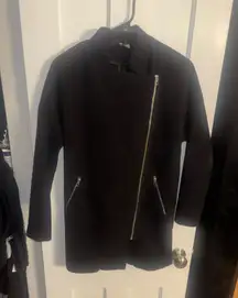 Women’s black coat H&M line Divided Small (4)