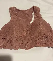 Pink Lace Bralette Boutique