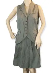 CAbi #175 Liverpool Riding Vest & Skirt Set M